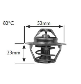 Chevrolet Spark Lite (M200, M250) Thermostat - 82 Deg C Thermostat Echlin