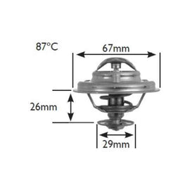 Volkswagen Passat B2 Thermostat - 88 Deg C Thermostat Echlin