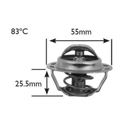 Peugeot 306 Thermostat - 83 Deg C Thermostat Echlin