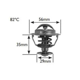 Toyota Hilux VII Pickup 2.7 4WD VVTi Thermostat - 82 Deg C Thermostat Echlin