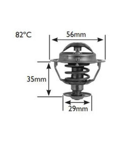 Toyota Hilux VII Pickup 2.7 4WD VVTi Thermostat - 82 Deg C Thermostat Echlin