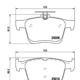 Rear Brake Pads Audi RS3 TT RS Quattro 2015-2025 (FBP1976) Brake Pads FERODO
