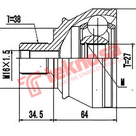 Outer Cv Joint Audi A6 C5 C6 2.4 2.0Tdi Allroad Audi A8 D3 4.2 Ad3010 CV Joint Teknosa