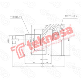 Outer Cv Joint ALFA ROMEO Giulietta/JEEP Renegade