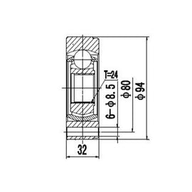 OPTIMA Front - Rear Inner Cv Joint - SKU AF4001 - SpareMe