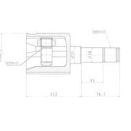 OPTIMA Front Inner Cv Joint - SKU AF4003 - SpareMe