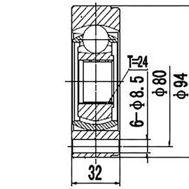 OPTIMA Front Inner Cv Joint - SKU AF6610 - SpareMe