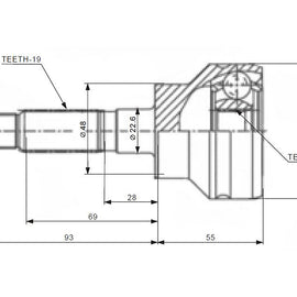 OPTIMA Front Outer Cv Joint - SKU AU5910 - SpareMe