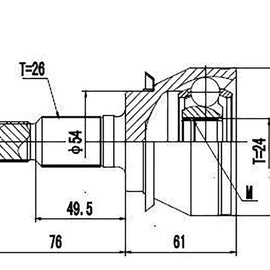 MINI Mini - Front Outer Cv Joint | OPTIMA | BM3005
