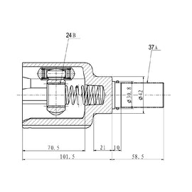OPTIMA Front Inner Cv Joint - SKU CT4014 - SpareMe