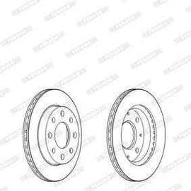 Brake Disc Vented Front Tata Indigo (Single) Brake Disc FERODO