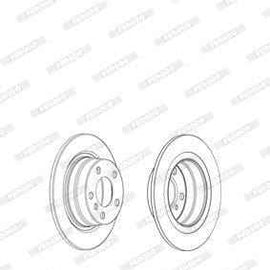 Brake Disc Solid Rear Bmw F20/ F21 (Single) Brake Disc FERODO