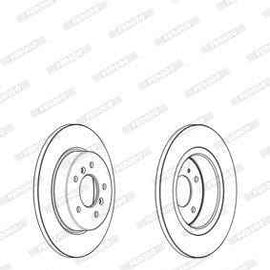 Brake Disc Rear Nissan Qashqai Ii (Single) Brake Disc FERODO