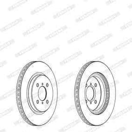 Brake Disc Vented Front Suzuki Swift (Single) Brake Disc FERODO