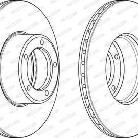 Brake Disc Front Tata Telcoline (Single) Brake Disc FERODO