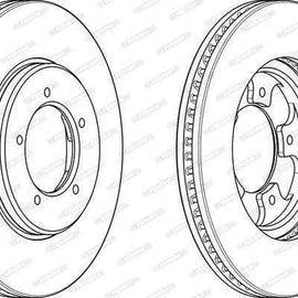 Brake Disc Front Cmc Amandla Bus (Single) Brake Disc FERODO