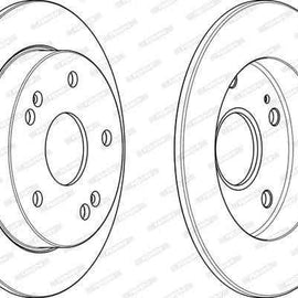 Brake Disc Rear Mahindra Xuv500 (Single) Brake Disc FERODO