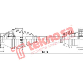 Vw Polo 1.4 02- Lh Polo Iv 2001-2005 1.4 1.6 Polo V 2009- 1.4 1.6 Dvw220 CV Joint Teknosa