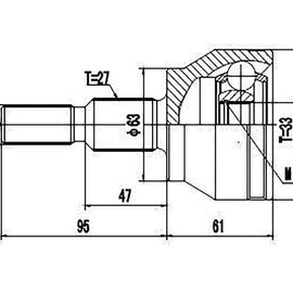 FORD Focus - Front Outer Cv Joint | OPTIMA | FD3011