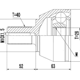 OPTIMA Front Outer Cv Joint - SKU FD3020 - SpareMe