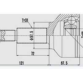 OPTIMA Front Outer Cv Joint - SKU FD3022 - SpareMe