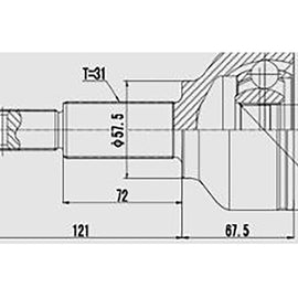 OPTIMA Front Outer Cv Joint - SKU FD3023 - SpareMe