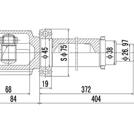 OPTIMA Front Inner Cv Joint - SKU FD4011 - SpareMe