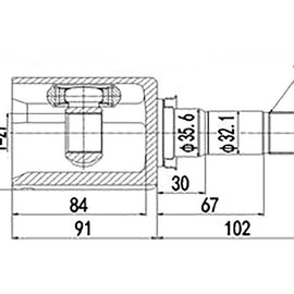 OPTIMA Front Inner Cv Joint - SKU FD4019 - SpareMe