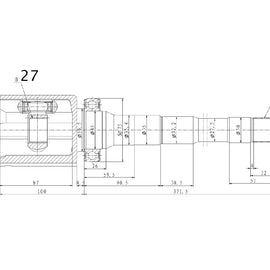 OPTIMA Front Inner Cv Joint - SKU FD4031 - SpareMe