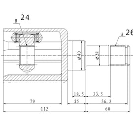 OPTIMA Front Inner Cv Joint - SKU FD4038 - SpareMe