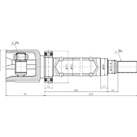 OPTIMA Front Inner Cv Joint - SKU FD4045 - SpareMe