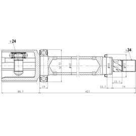 OPTIMA Front Inner Cv Joint - SKU FD4052 - SpareMe