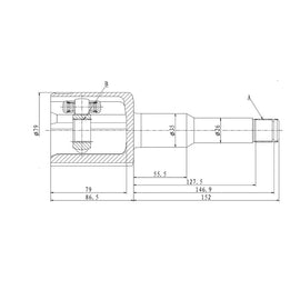 OPTIMA Front Inner Cv Joint - SKU FD4056 - SpareMe
