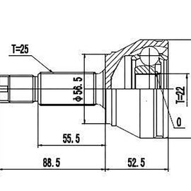 OPTIMA Front Outer Cv Joint - SKU FD5738 - SpareMe