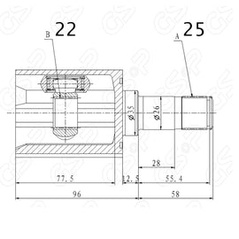 OPTIMA Front Inner Cv Joint - SKU HO4010 - SpareMe