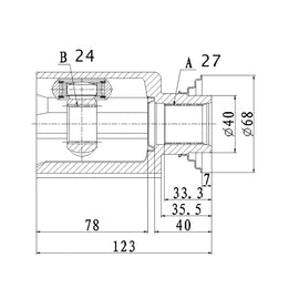 OPTIMA Front Inner Cv Joint - SKU HO4017 - SpareMe