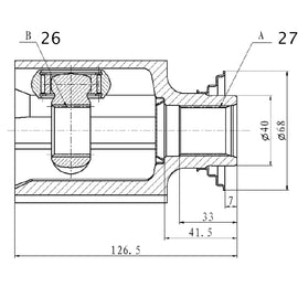 OPTIMA Front Inner Cv Joint - SKU HO4019 - SpareMe