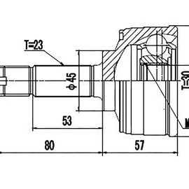 HONDA Ballade - Front Outer Cv Joint | OPTIMA | HO5922