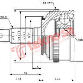 OPTIMA Front Outer Cv Joint - SKU HO5927A - SpareMe