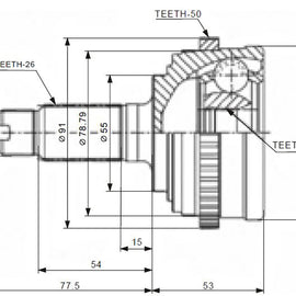 OPTIMA Front Outer Cv Joint - SKU HO5942A - SpareMe