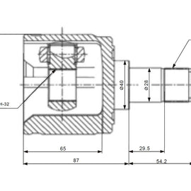 OPTIMA Front Inner Cv Joint - SKU HO6414 - SpareMe