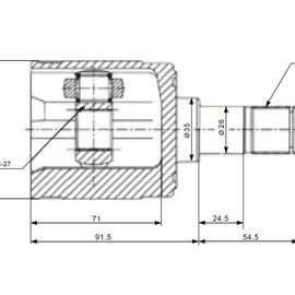 OPTIMA Front Inner Cv Joint - SKU HO6430 - SpareMe