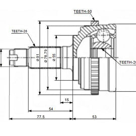 OPTIMA Front Outer Cv Joint - SKU HO7049A - SpareMe