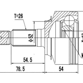 OPTIMA Front Outer Cv Joint - SKU HO7088 - SpareMe