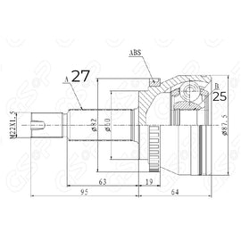 OPTIMA Front Outer Cv Joint - SKU HY3019A - SpareMe