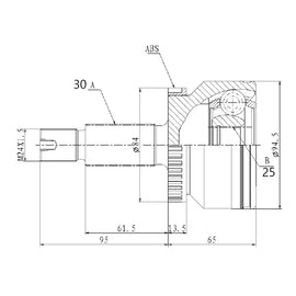 OPTIMA Front Outer Cv Joint - SKU HY3021A - SpareMe