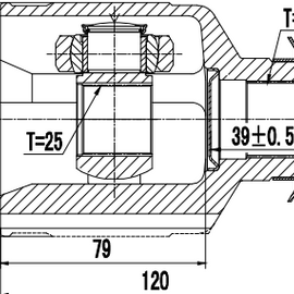 OPTIMA Front Inner Cv Joint - SKU HY4023 - SpareMe