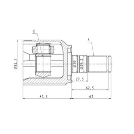 OPTIMA Front Inner Cv Joint - SKU HY4031 - SpareMe