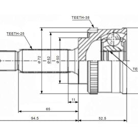 HYUNDAI Atos - Front Outer Cv Joint | OPTIMA | HY5710A