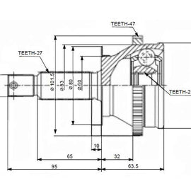 HYUNDAI Magentis - Front Outer Cv Joint | OPTIMA | HY5711A
